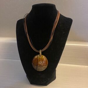 Chicos brown necklace